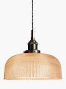 RRP £135 Boxed Croft Collection Ezra Prismatic Pendant Light (Appraisals Available On Request) (