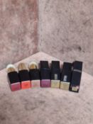 (Jb) RRP £210 Lot To Contain 7 Testers Of Assorted Premium Estee Lauder Lipsticks All Ex-Display And