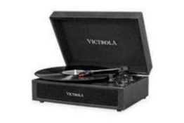 RRP £95 Lot To Contain Boxed Victrola Bluetooth 3 Speed Turntable (Appraisals Available On