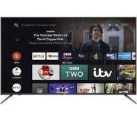 RRP £420 Lot To Contain Boxed Logic L58Aue21 58 Inch 4K Ultra Hd Android Smart Led Tv (Appraisals