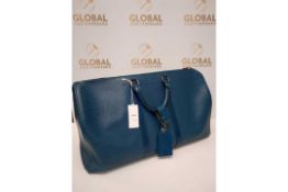 RRP £1000 Louis Vuitton Kendal 50 Blue Calf Leather Travel Bag (Aap0056) Grade A (Appraisals