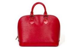 RRP £1550 Louis Vuitton Alma Handbag In Red Grade A AAN8337 (Appraisals Available On Request) (