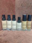 (Jb) RRP £210 Lot To Contain 6 Testers Of Assorted 30Ml Bobbi Brown Foundations All Ex-Display, Asso