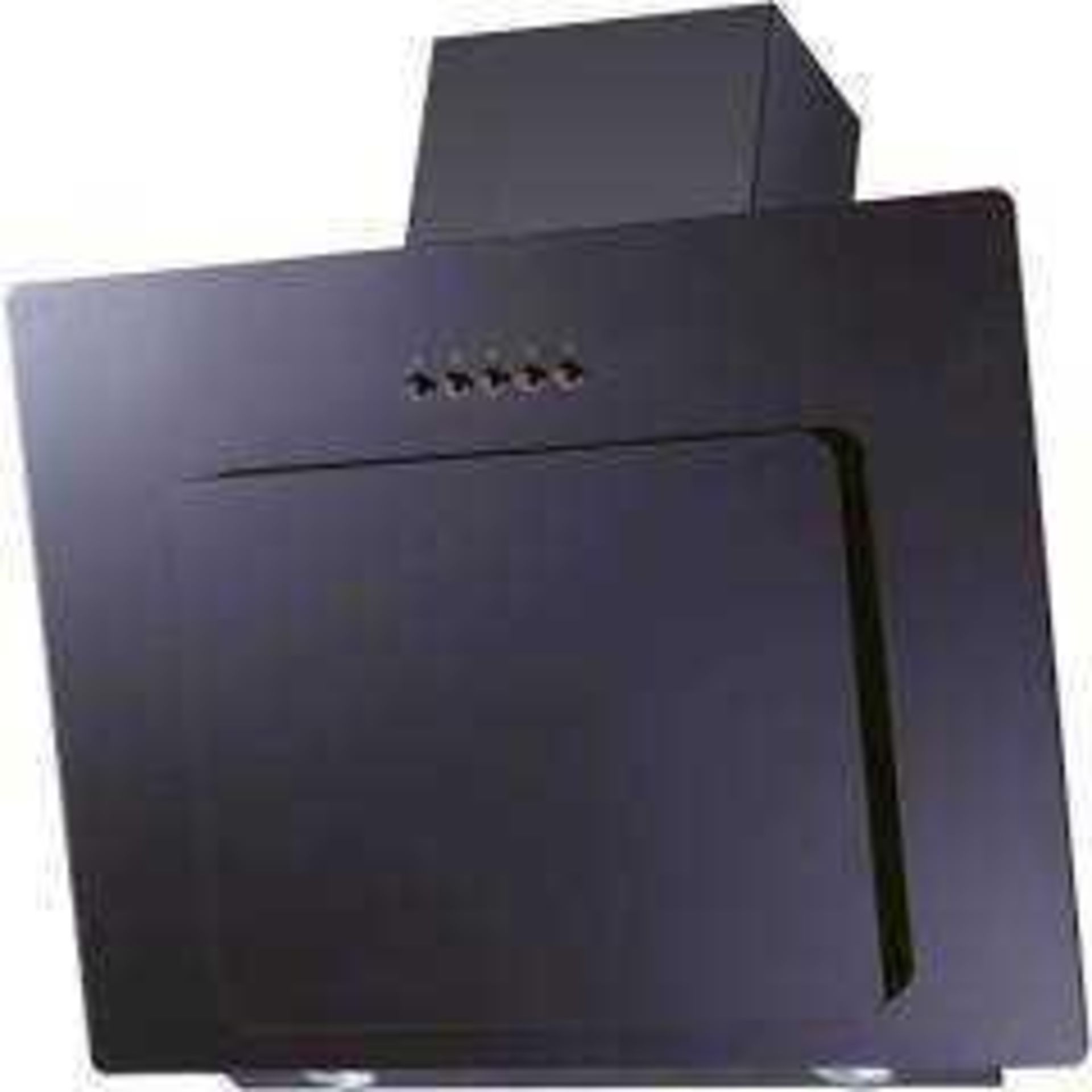 (Jb) RRP £120 Lot To Contain 1 Boxed 60Cm Angled Glass And Stainless Steel Cooker Hood