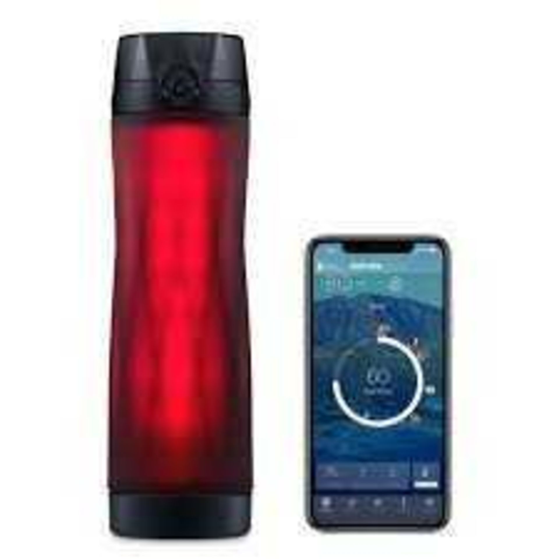 (Jb) RRP £150 Lot To Contain 2 Boxed Hidratespark Steel Smart Water Bottle With Smartphone Connectiv