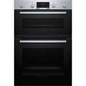RRP £600 Boxed Bosch Mha133Brob Stainless Steel Series 2 Electric Built In Double Oven (Appraisals