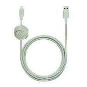 RRP £120 Lot To Contain 4 Boxed Native Union Night Cable 10Ft Braided And Weighted Anchor Charging C