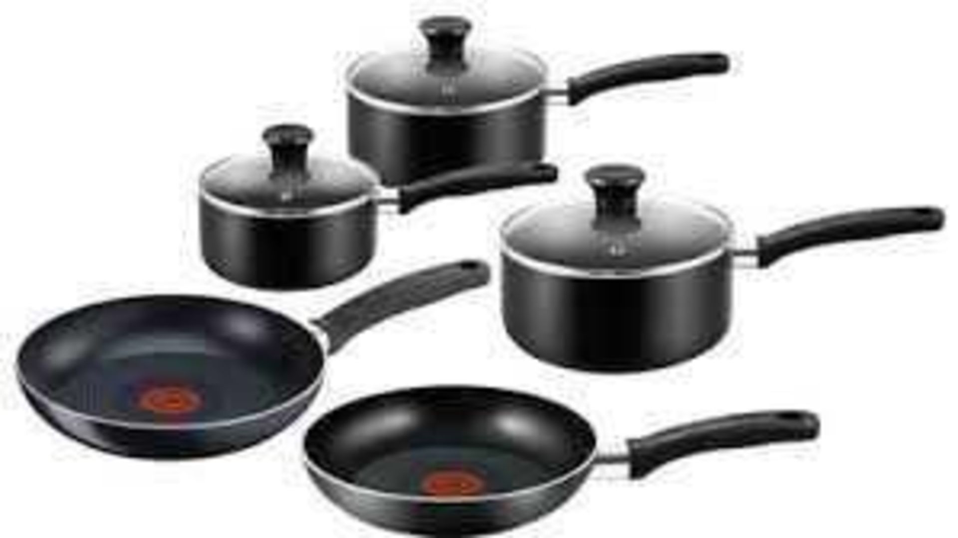 RRP £145 John Lewis And Partners Non Stick 5 Piece Pan Set (1465972) (Appraisals Available On