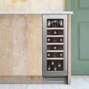 RRP £190 Appleton Stainless Steel Slimline Free Standing Wine Cooler (Appraisals Available On