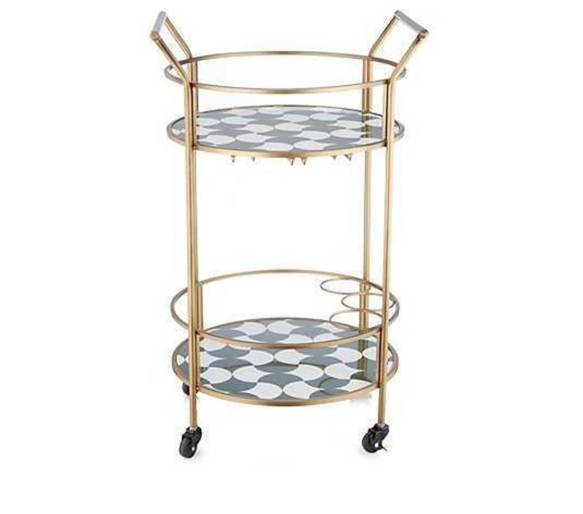 (Jb) RRP £100 Lot To Contain 1 Boxed Bundleberry By Amanda Holden Entertaining Bar Cart