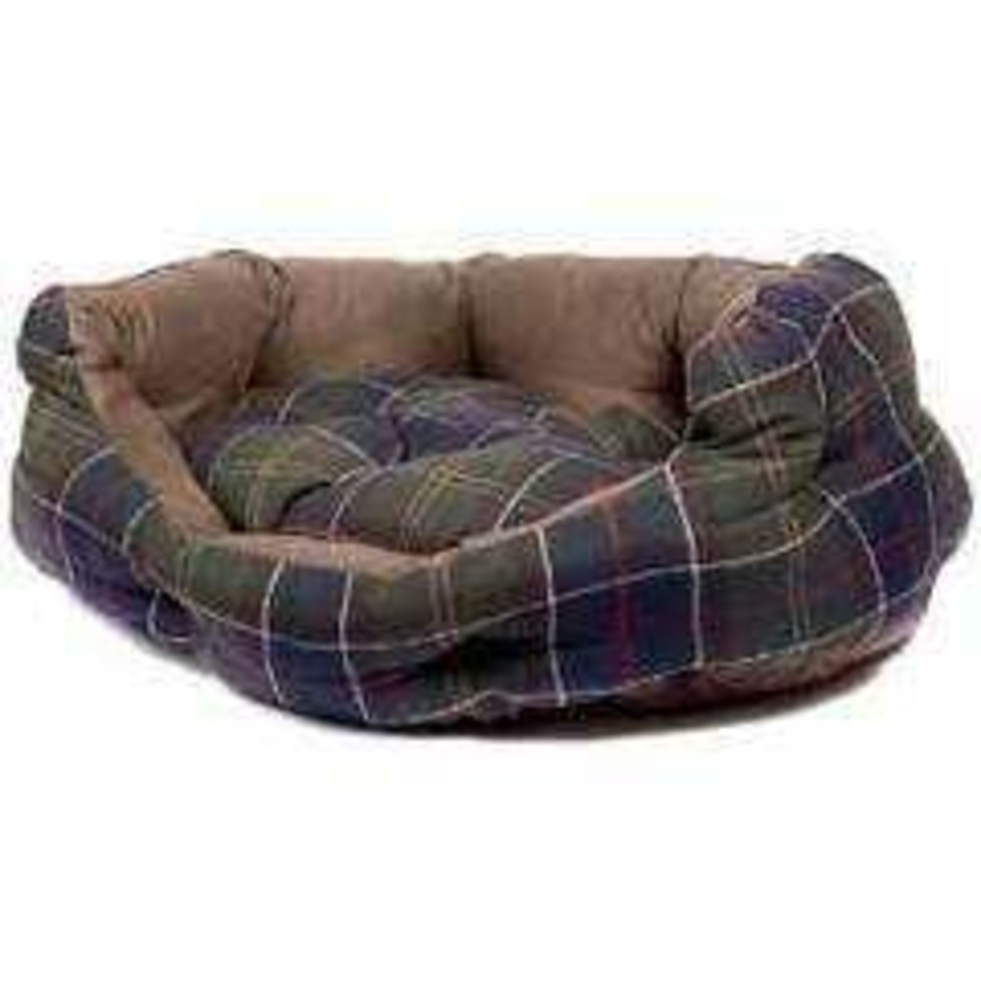 (Jb) RRP £80 Lot To Contain 1 Unpackaged Barbour 30Inch Luxury Dog Bed Classic Design