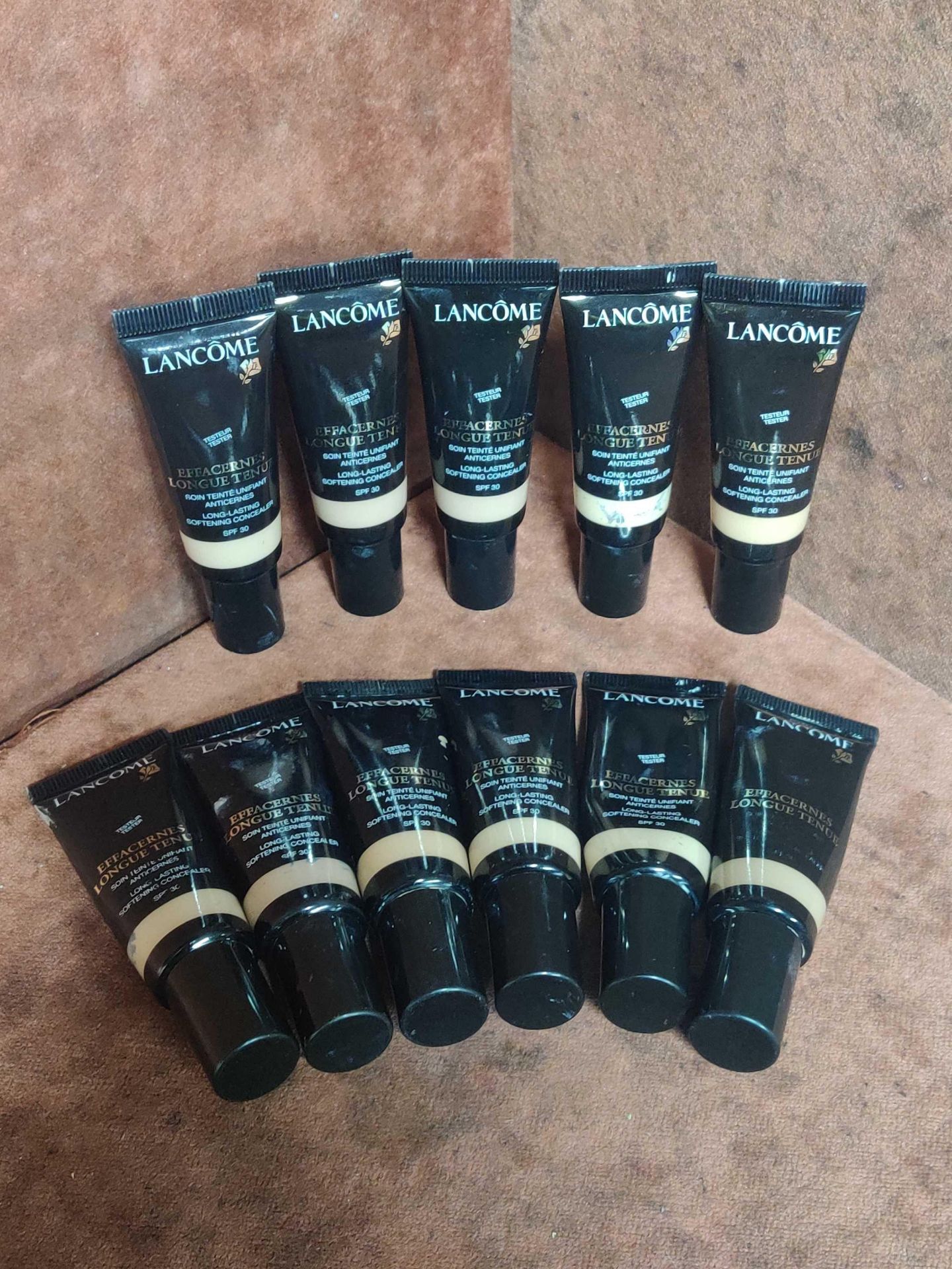 (Jb) RRP £275 Lot To Contain 11 Testers Of 15Ml Lancôme Effacernes Longue Tenue Long Lasting Softeni