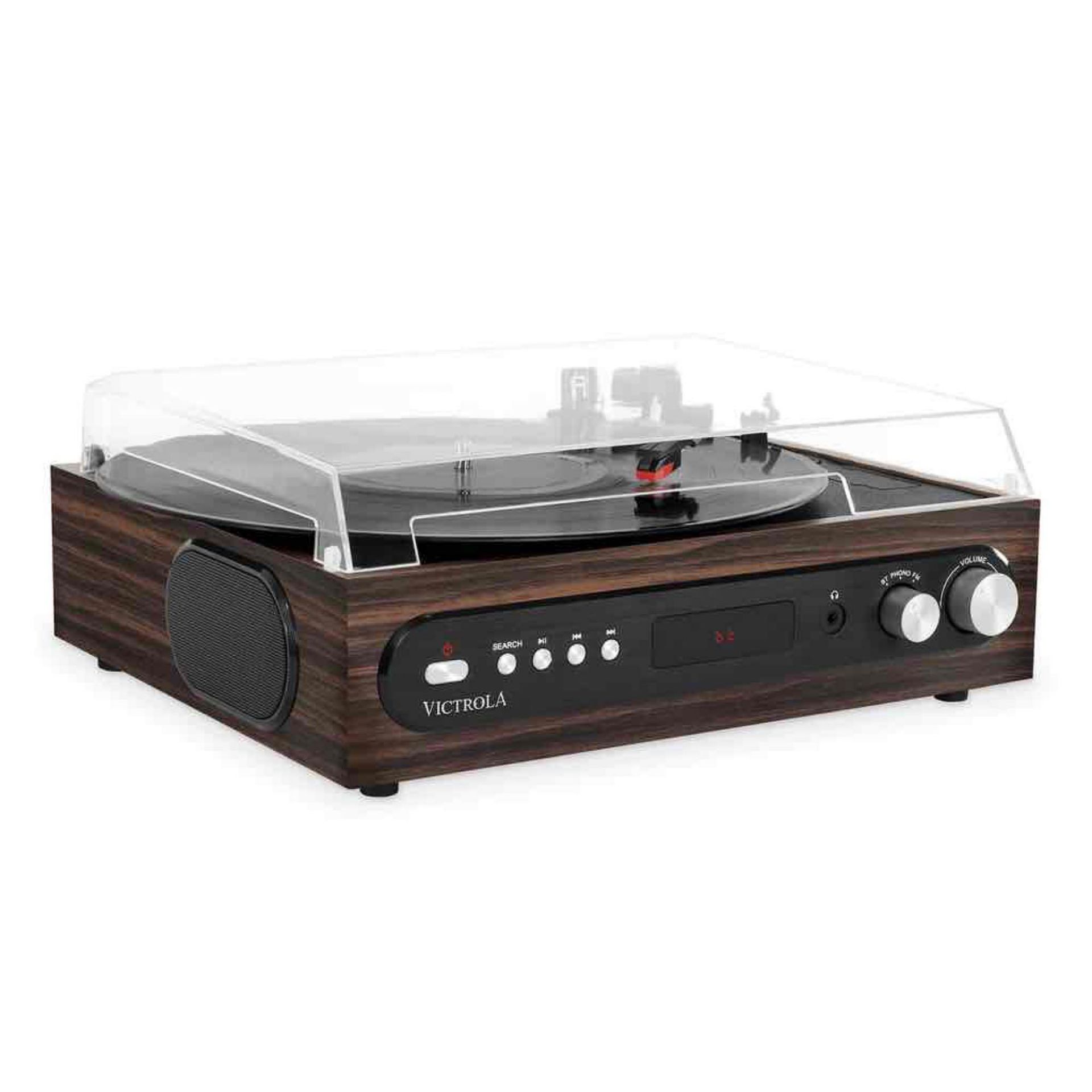 (Jb) RRP £85 Lot To Contain 1 Boxed Victrola 3 In 1 Bluetooth 3 Speed Turntable With Fm Radio, Remov - Image 2 of 3