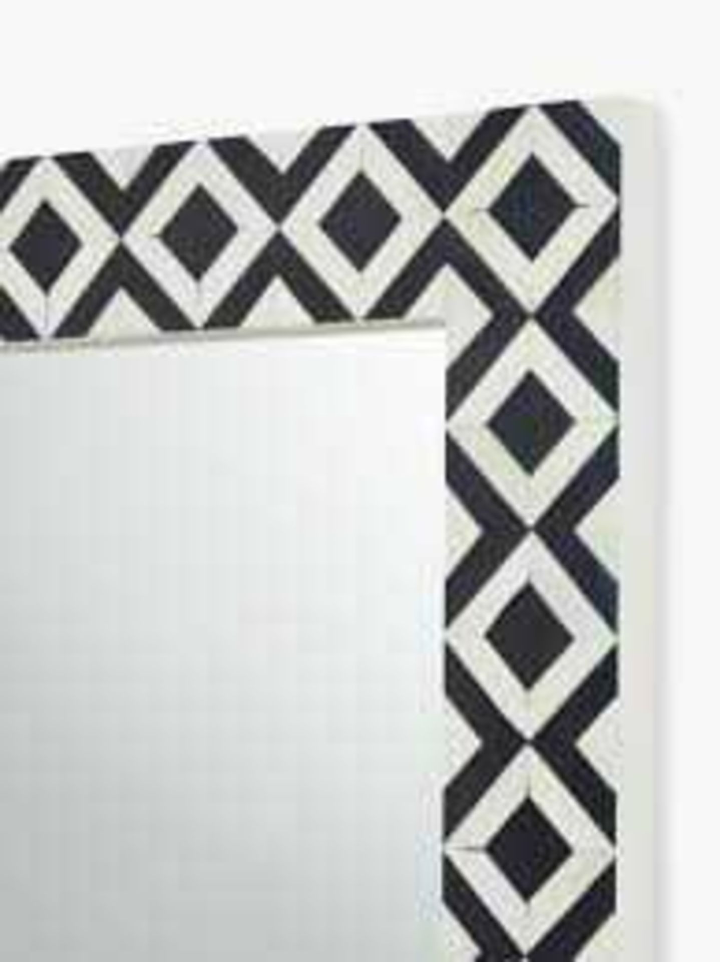 RRP £170 Lot To Contain A John Lewis And Partners 60X90Cm Meena Pearl Rectangular Wall Mirror (25.