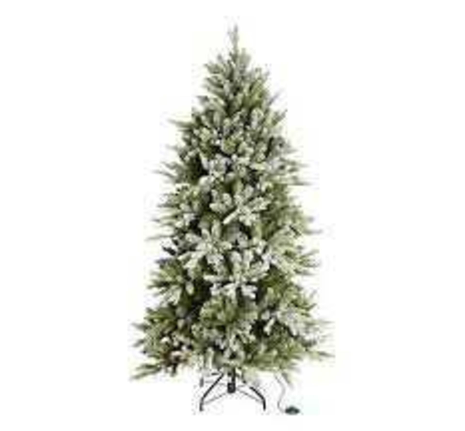 (Jb) RRP £420 Lot To Contain 1 Boxed 7Ft Santa's Best 16 Function Pre-Lit Dewdrop Christmas Tree Wit