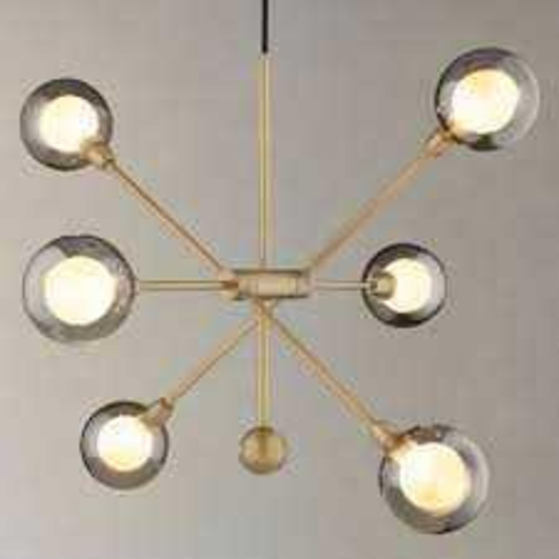(Jb) RRP £210 Lot To Contain 1 Boxed John Lewis And Partners Huxley Ceiling Pendant Light In Brushed