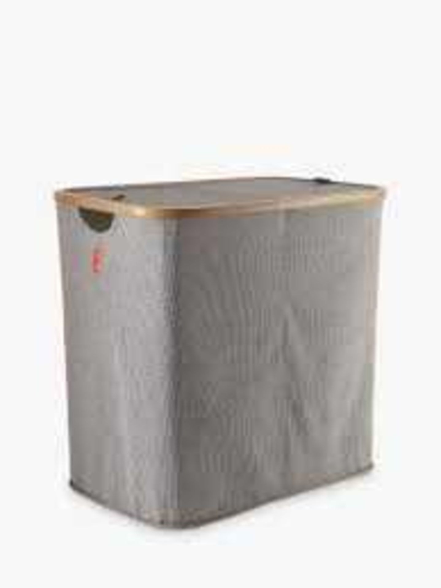 RRP £160 To Contain 2 Boxed John Lewis And Partners Laundry Baskets Including 1 Natural Bamboo And 1