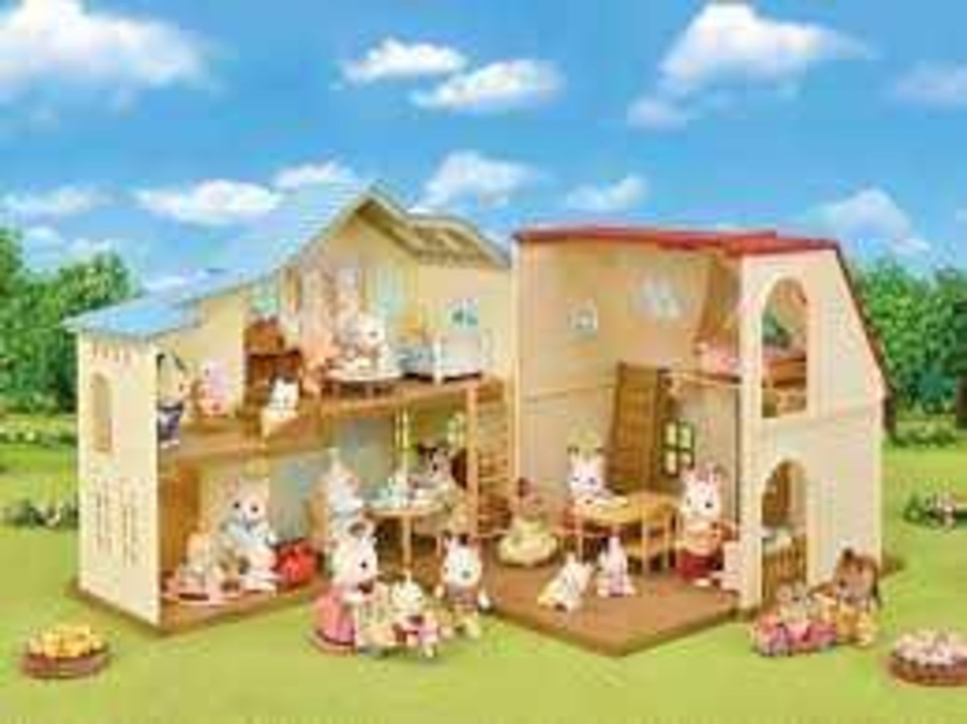 RRP £120 Boxed Sylvanian Families Red Roof Country House Toy House