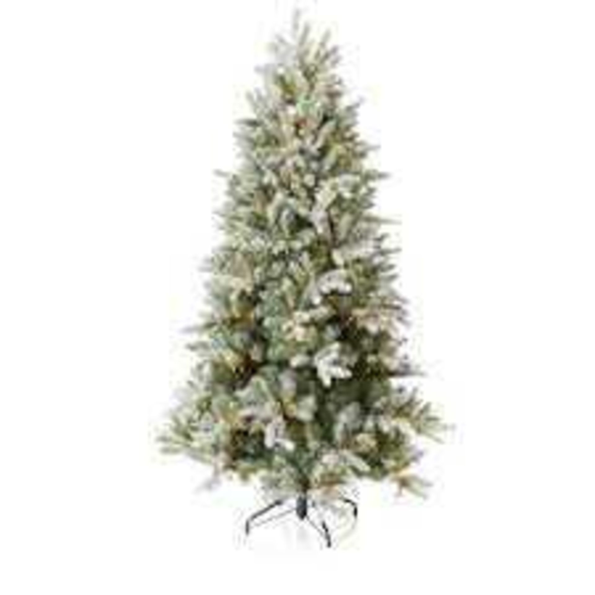 (Jb) RRP £420 Lot To Contain 1 Boxed 7Ft Santa's Best 16 Function Pre-Lit Dewdrop Christmas Tree