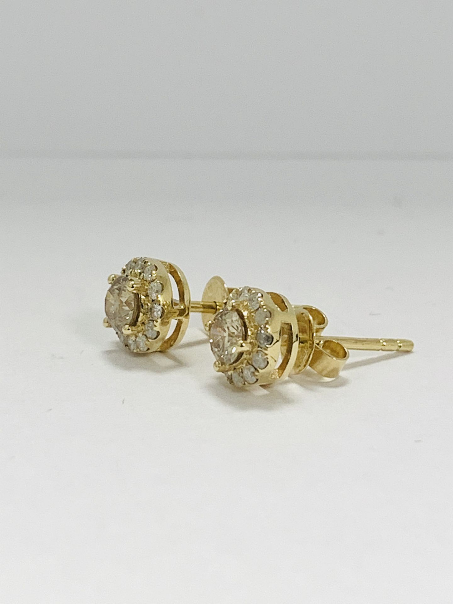14K Yellow Gold Pair Of Earrings