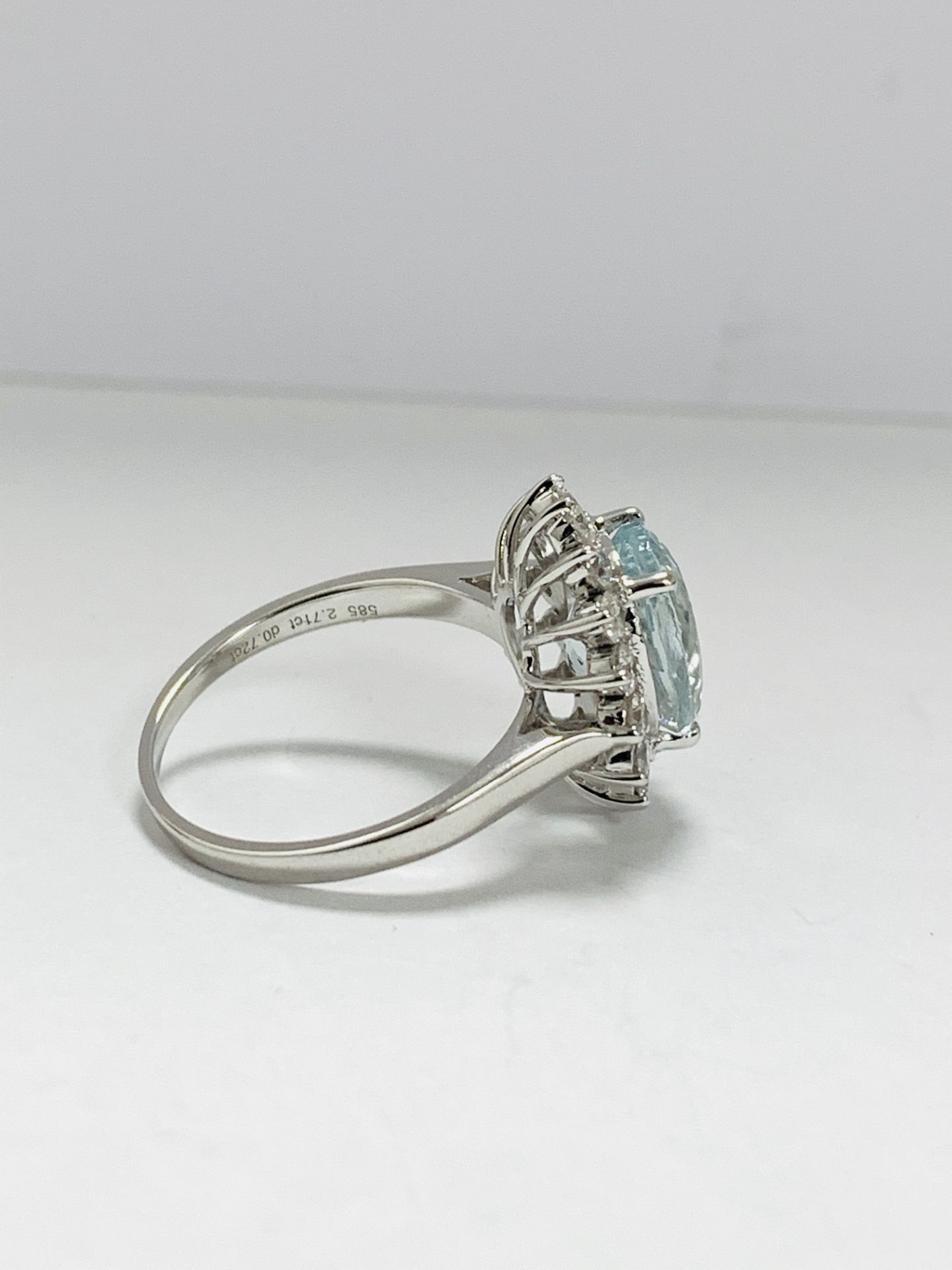 14K White Gold Ring - Image 4 of 9