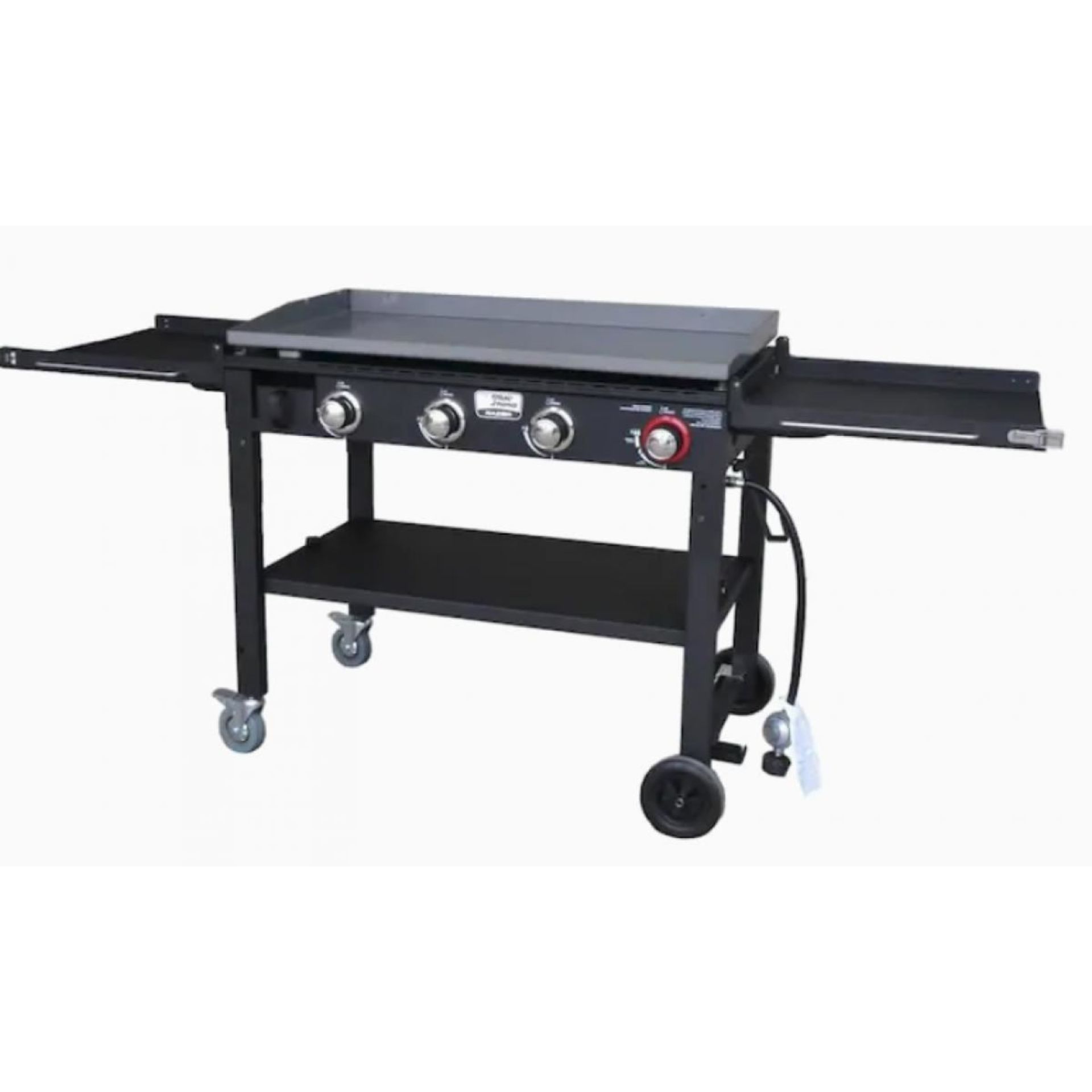 Blue Rhino Razor Griddle Black/Powder Coated 4-Burner Gas Grill