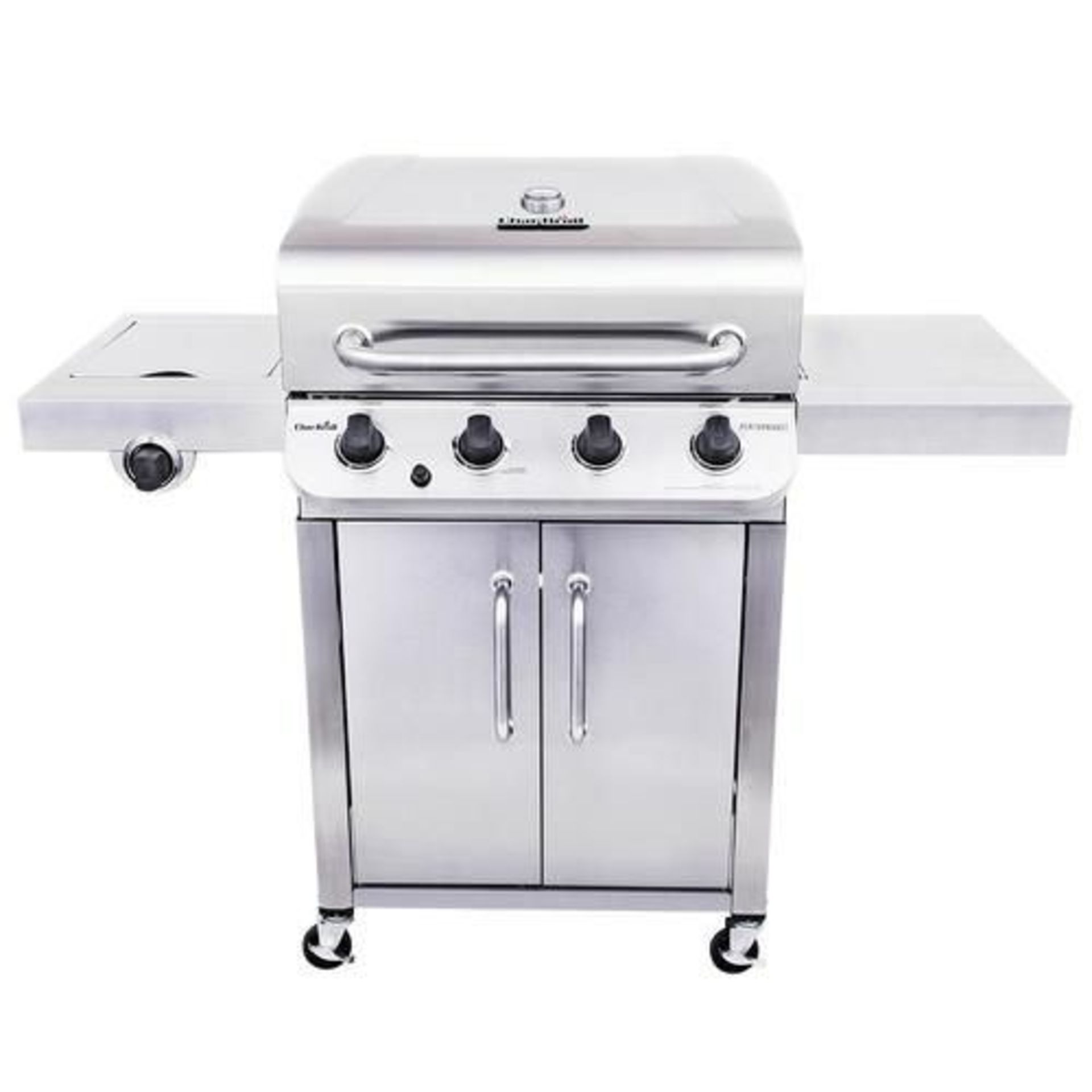Char-Broil Performance Stainless 4-Burner Gas Grill with 1 Side Burner - Image 2 of 2