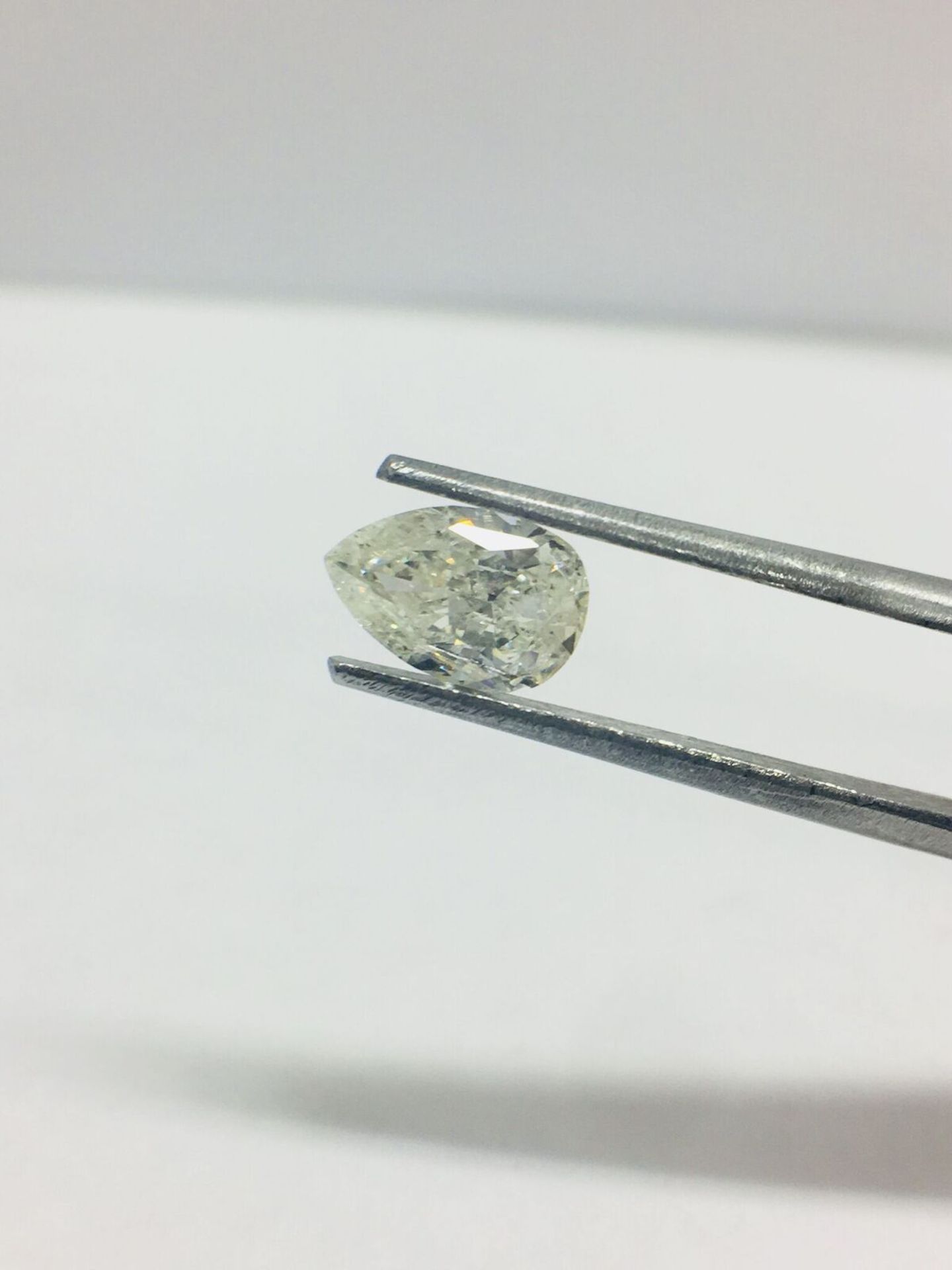 1.00ct Pearshape Natural Diamond - Image 3 of 3