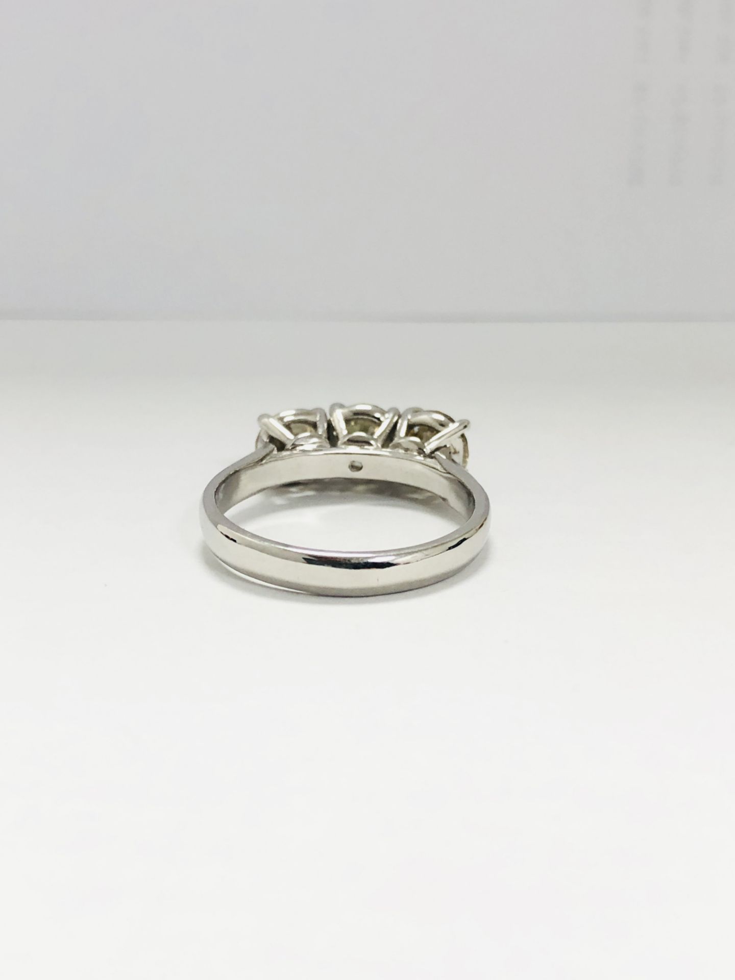 3ct Diamond Trilogy Three Stone Ring - Image 6 of 11