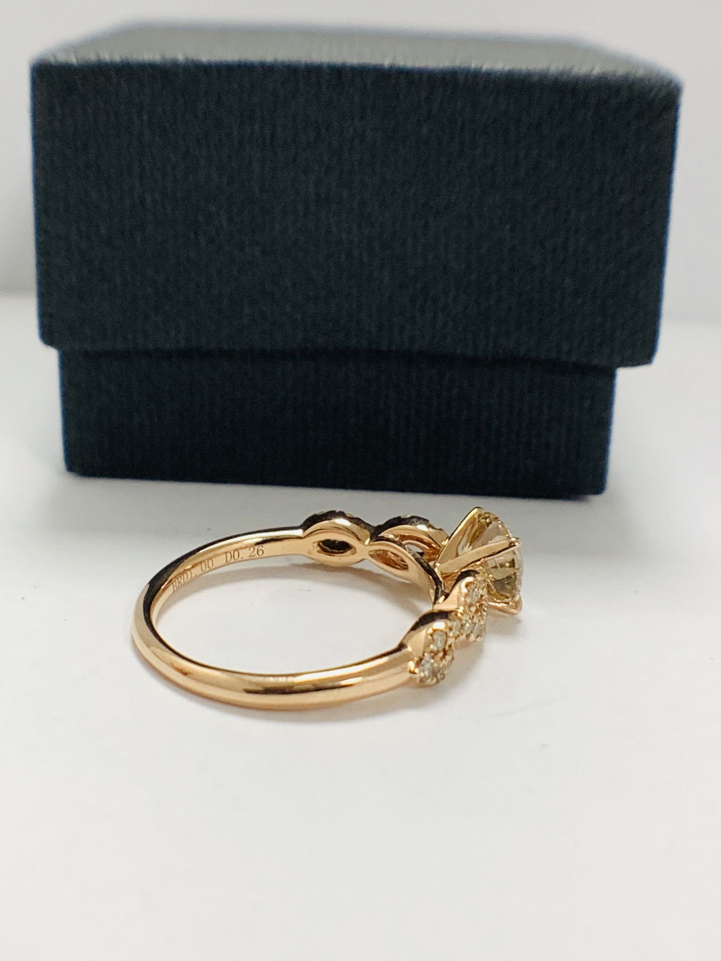 14ct Rose Gold Diamond Ring - Image 6 of 12
