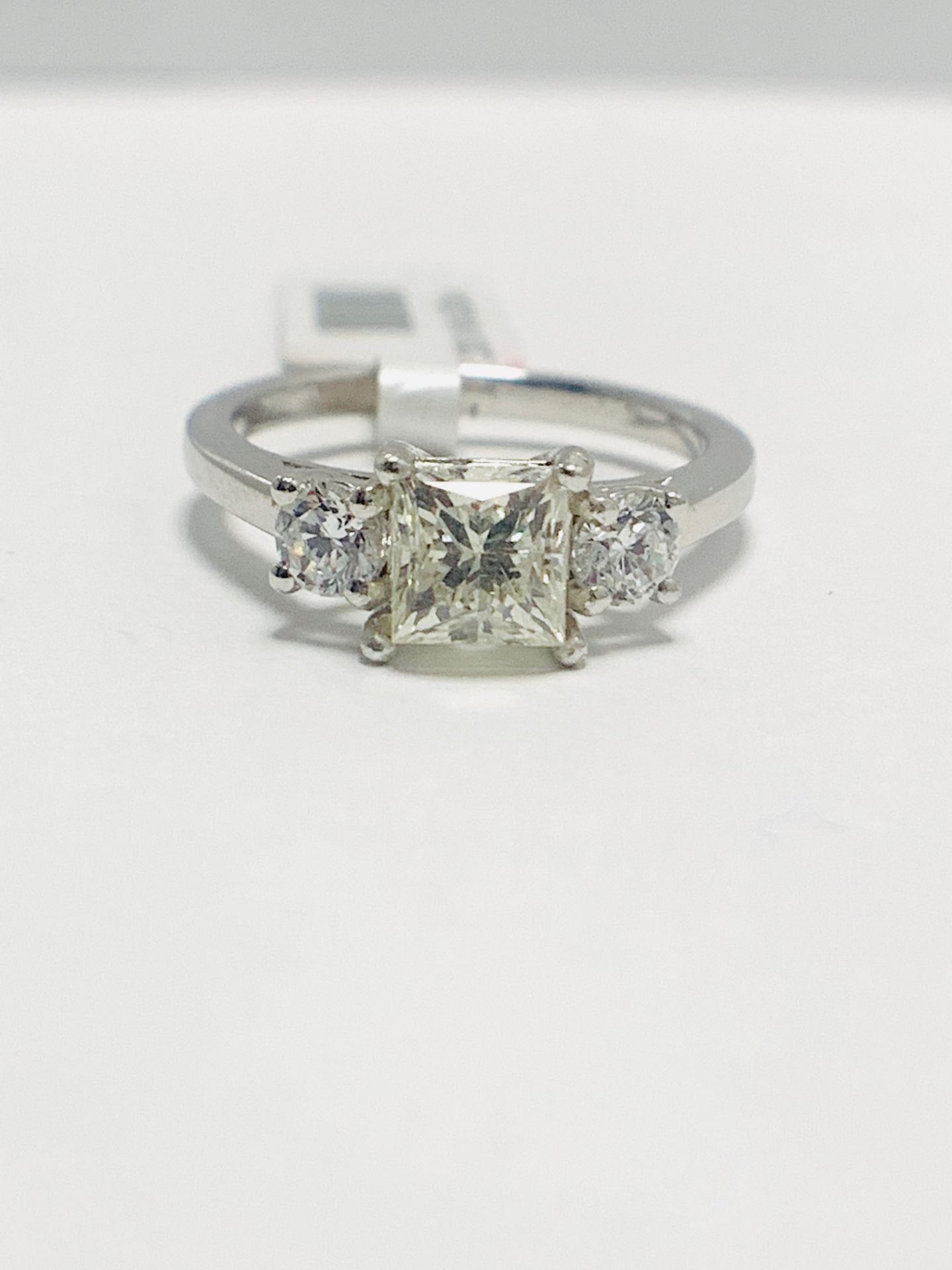 Platinum Diamond Three Stone Ring 1.50ct