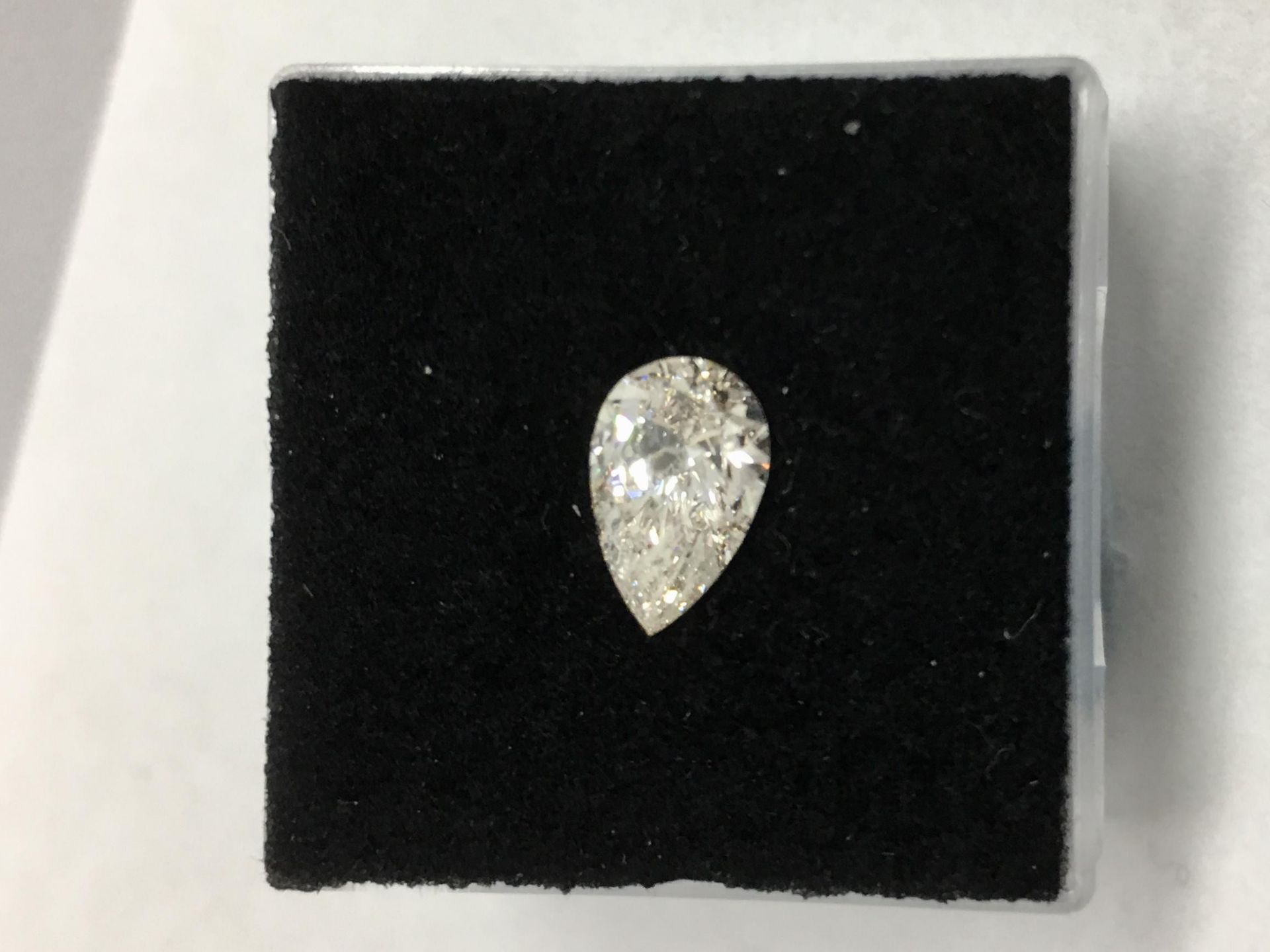 1.01ct Pearshape Diamond