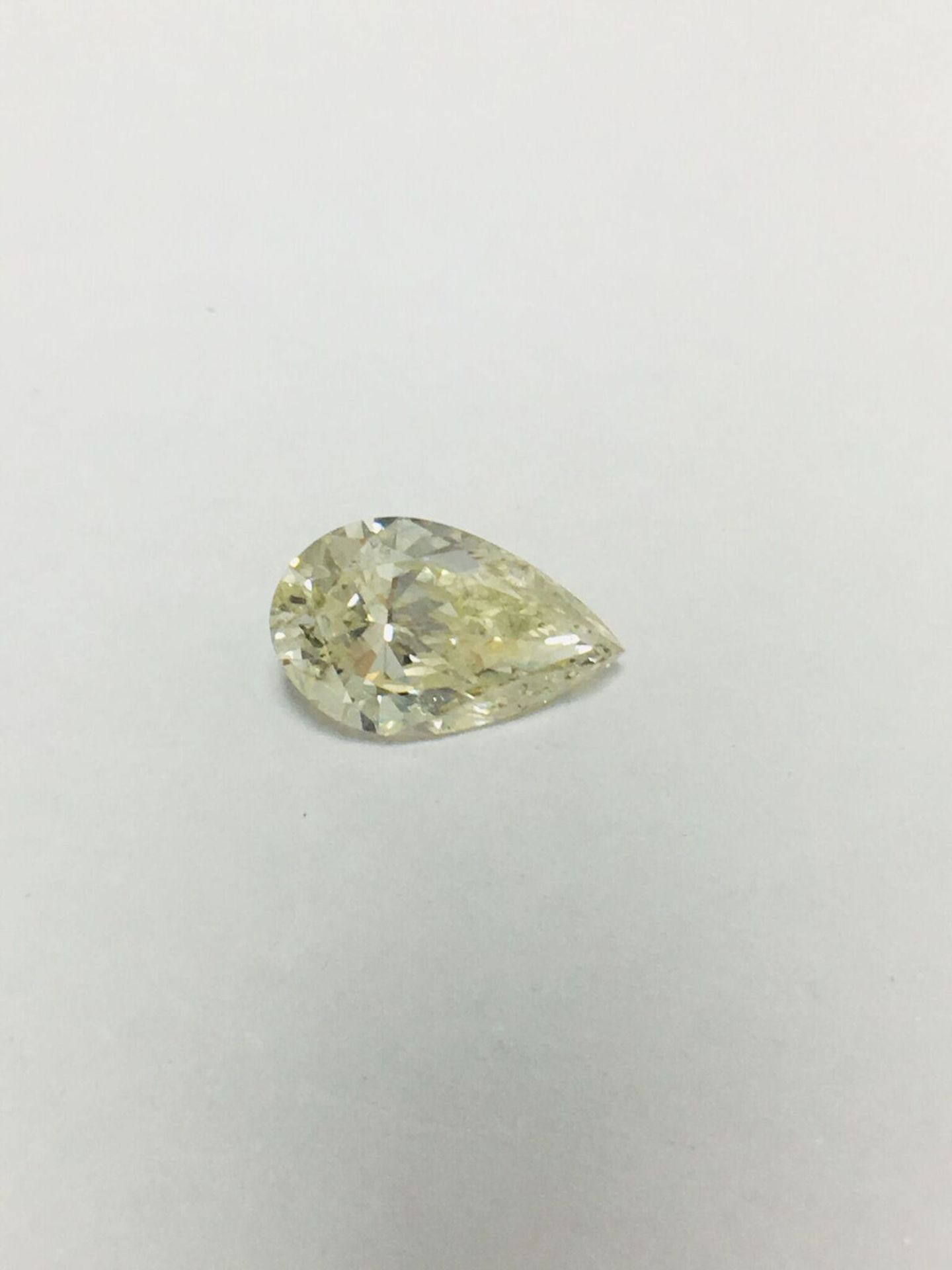 0.96ct Pearshape Natural Diamond - Image 3 of 3