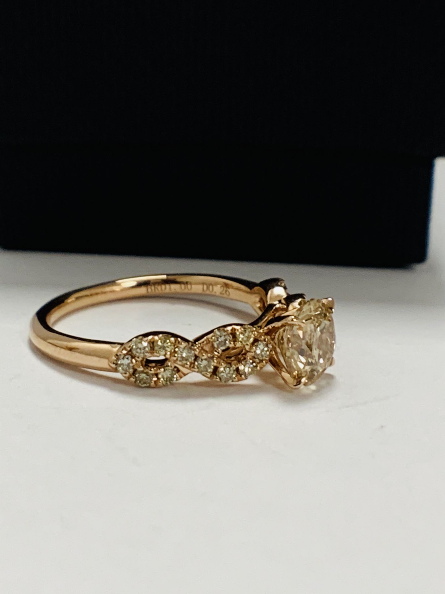 14ct Rose Gold Diamond Ring - Image 7 of 12