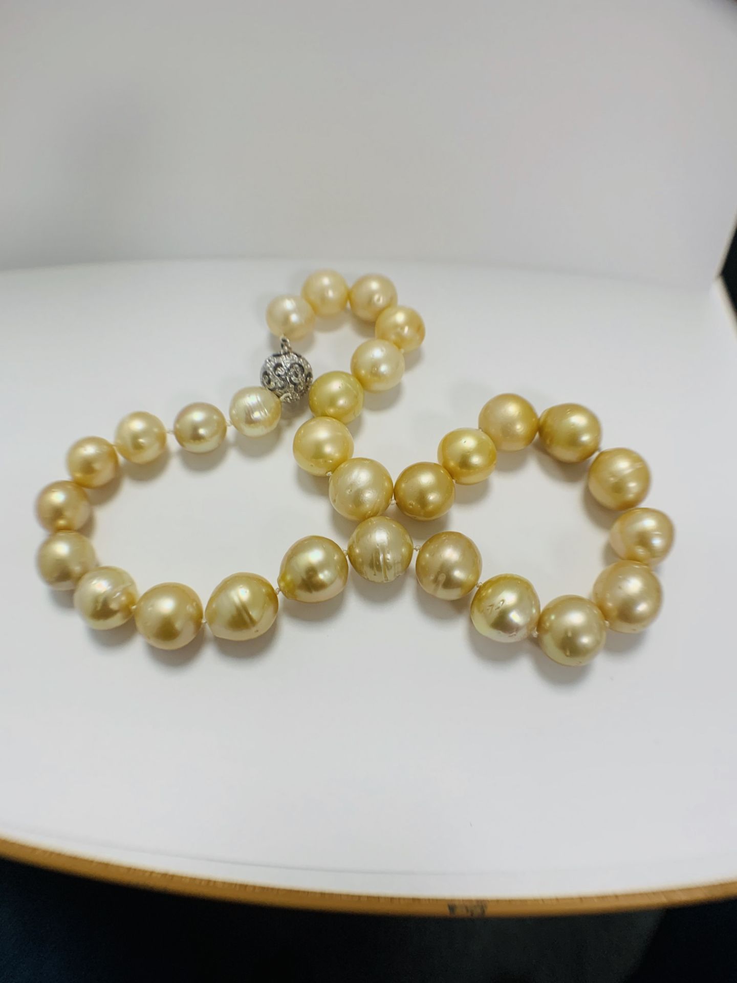 Pearl And Diamond Necklace Strand