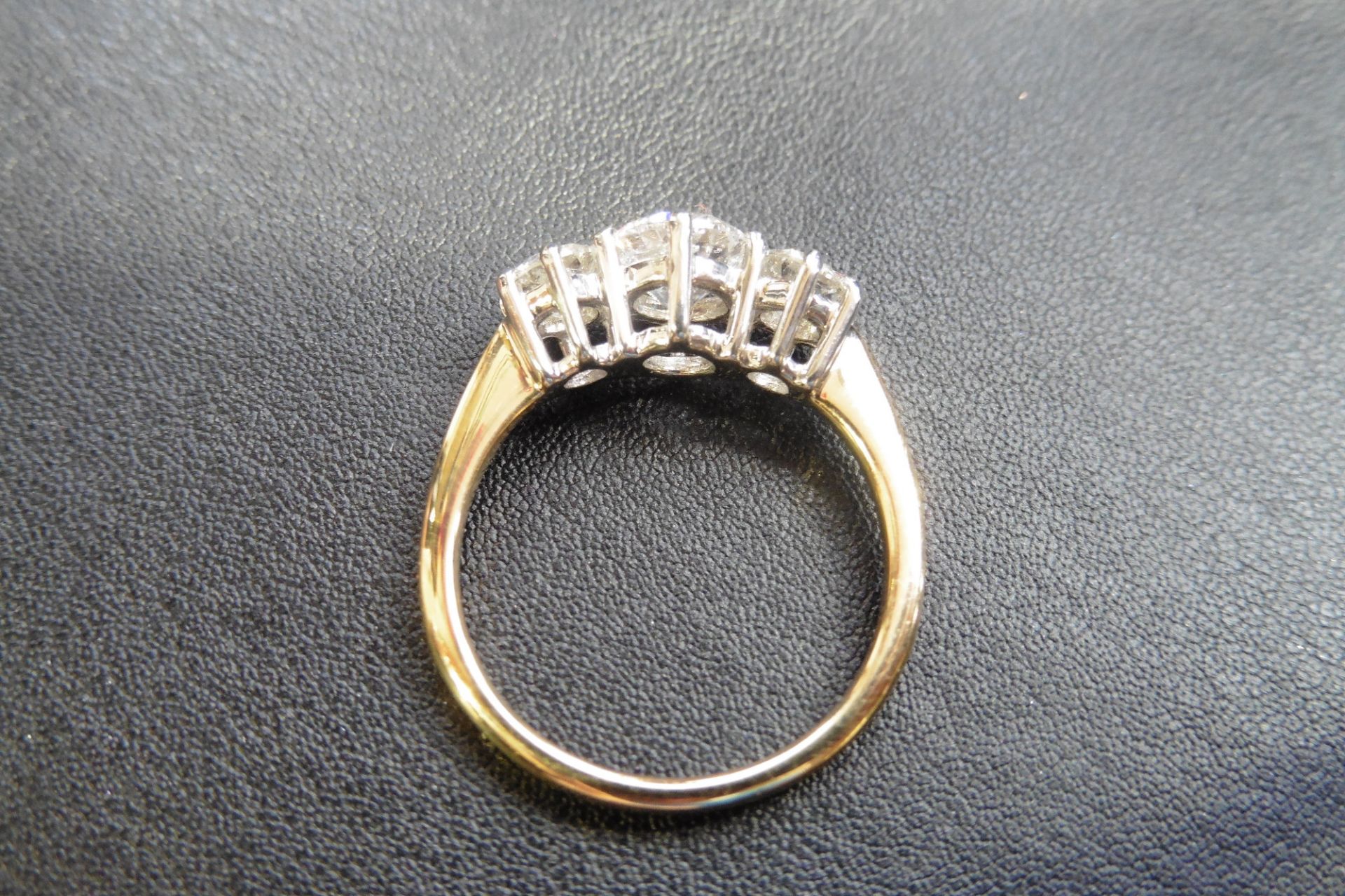 18ct Diamond Three Stone Ring2ct Total - Image 4 of 4