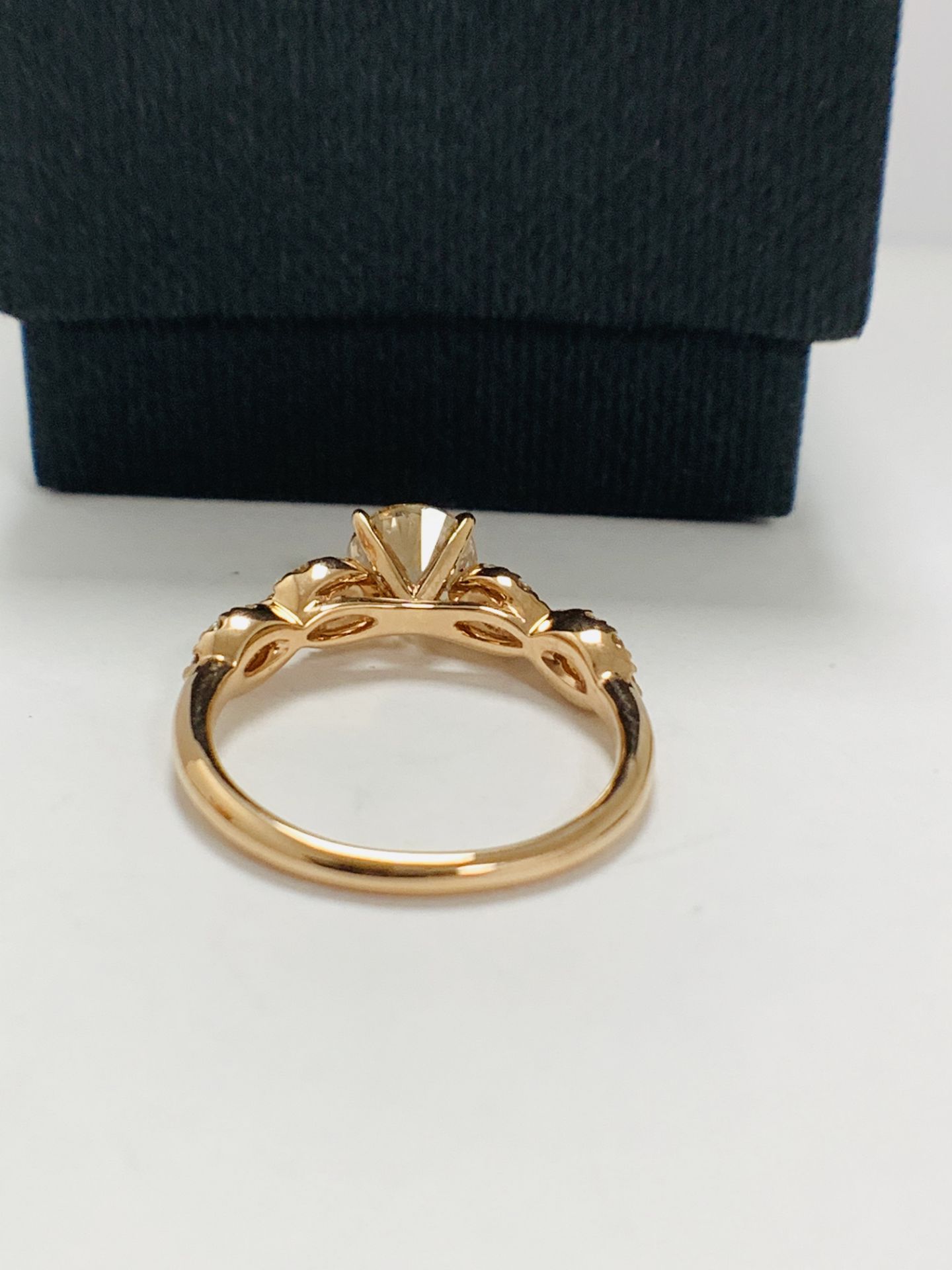 14ct Rose Gold Diamond Ring - Image 5 of 12