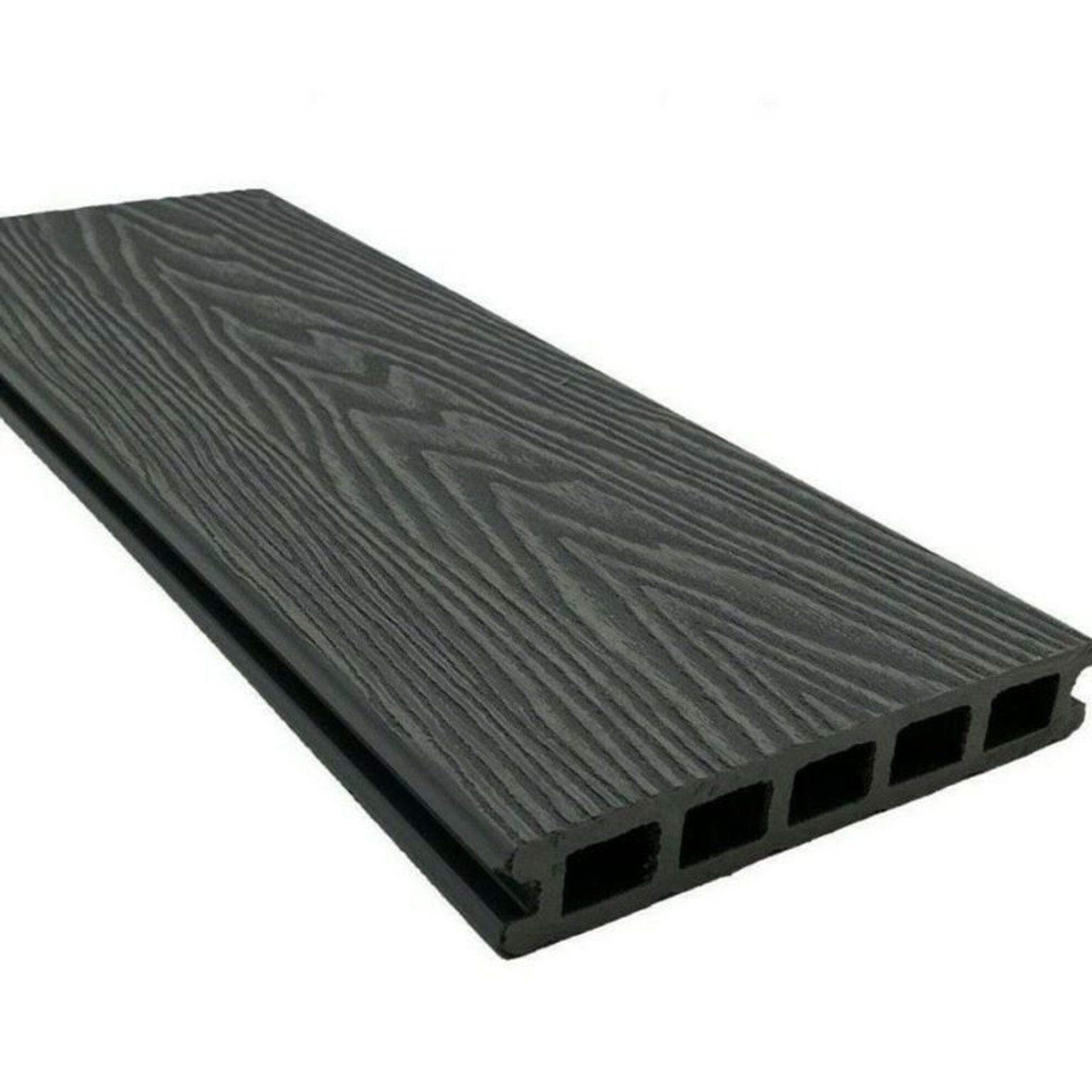 10x Composite Decking boards colour Weathered Ash