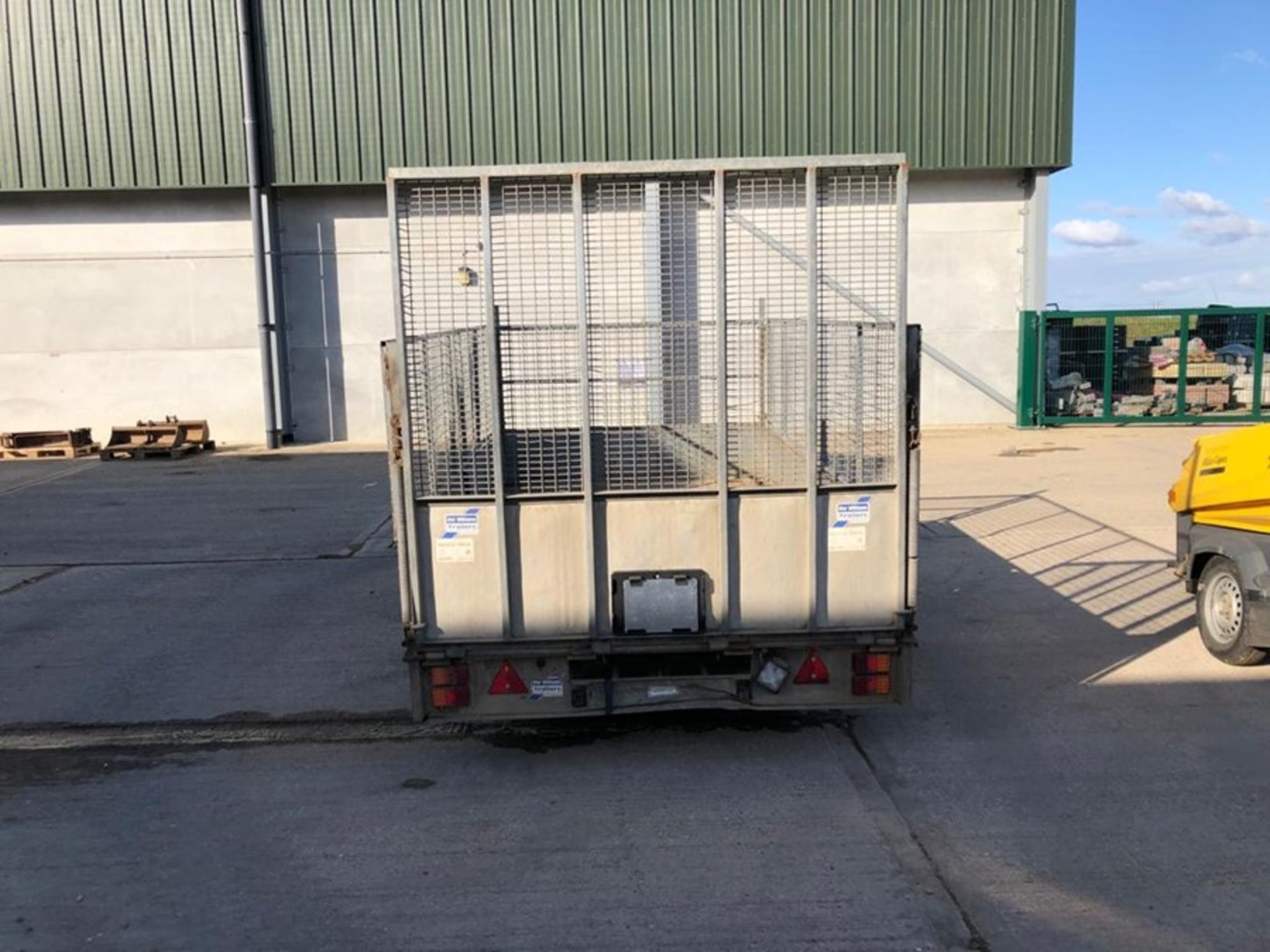 Ifor Williams cage side twin axle plant trailer, 3.5ton XO253830 TR3 - Image 4 of 4