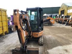 Case model CX26B mini excavator, serial no. NSUC26BCNZLN07024, 1681 hrs, Year - 2016 (with