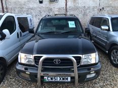 Toyota Landcruiser VX 4WD estate, registration no. CW51 XWM, Date of first registration. 07/06/2017,