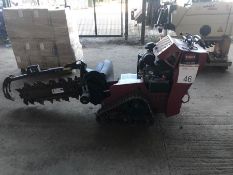 Toro model TRX26 pedestrian trencher, serial no. 22974, 178.7 hrs, Year. 2014