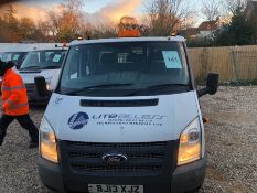 Ford Transit 125 T350 RWD tipper, registration no. BJ13 XJZ, Date of first registration. 26/04/2013,