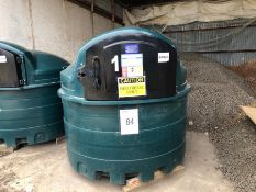 Harlequin 2,500ltr GRP bunded fuel tank with electric pump dispenser, serial no. 5164, Year - 2020