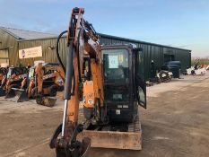 Case model CX26C mini excavator serial no. NSUC26CENZLN52641, 1174 hrs, Year - 2017 ( with