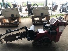 Toro model TRX20 pedestrian trencher, serial no. 22973, 103.9 hrs, Year - 2016