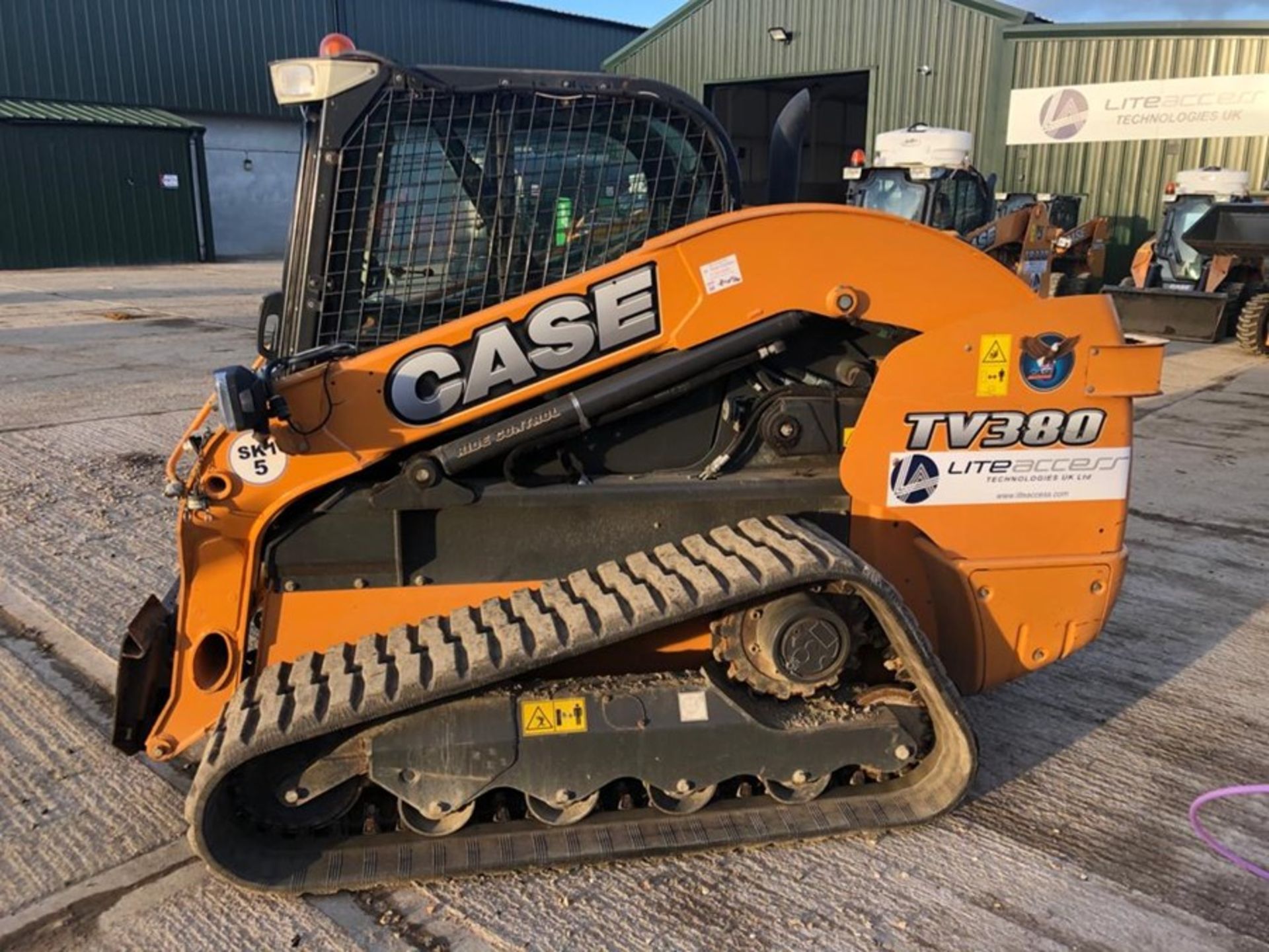 Case model TV380 tracked loader, with water suppression system, piped for attachments, serial no. - Image 2 of 4