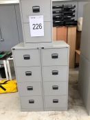 Various Dams Filing Cabinets as lotted