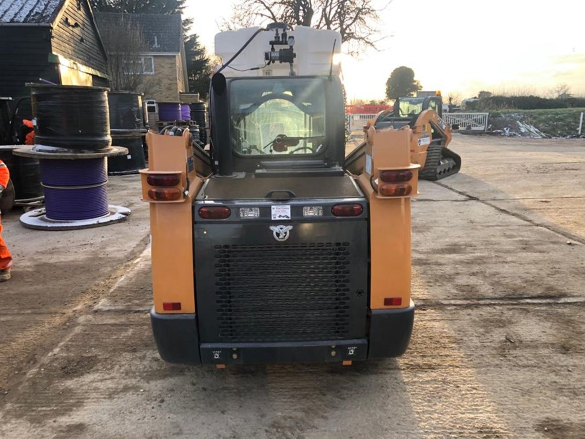 Case model SR175 mini loader, with water suppression system, piped for attachments, serial no. - Image 4 of 4