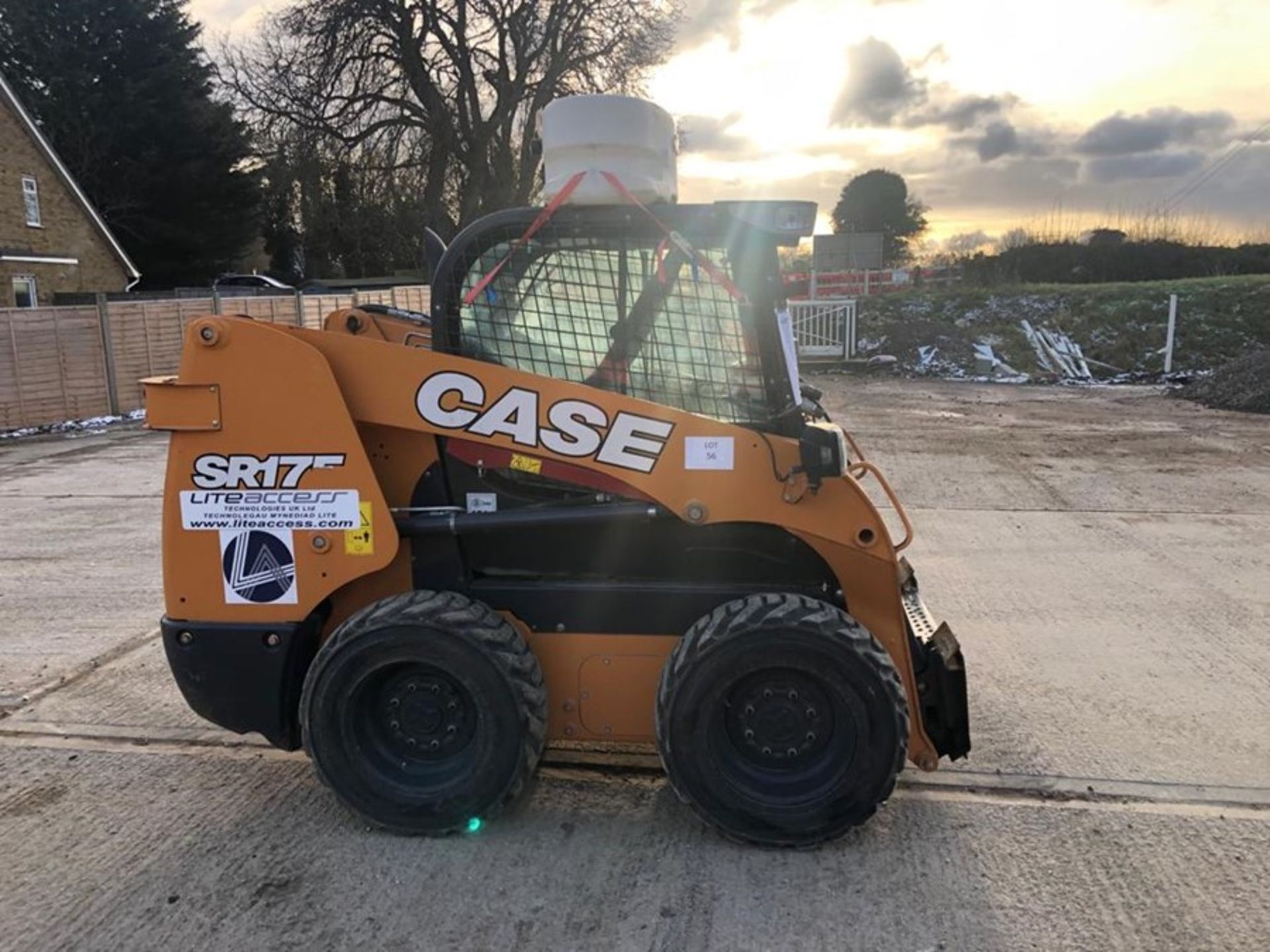 Case model SR175 mini loader with water suppression system, piped for attachments, serial no. - Image 3 of 3